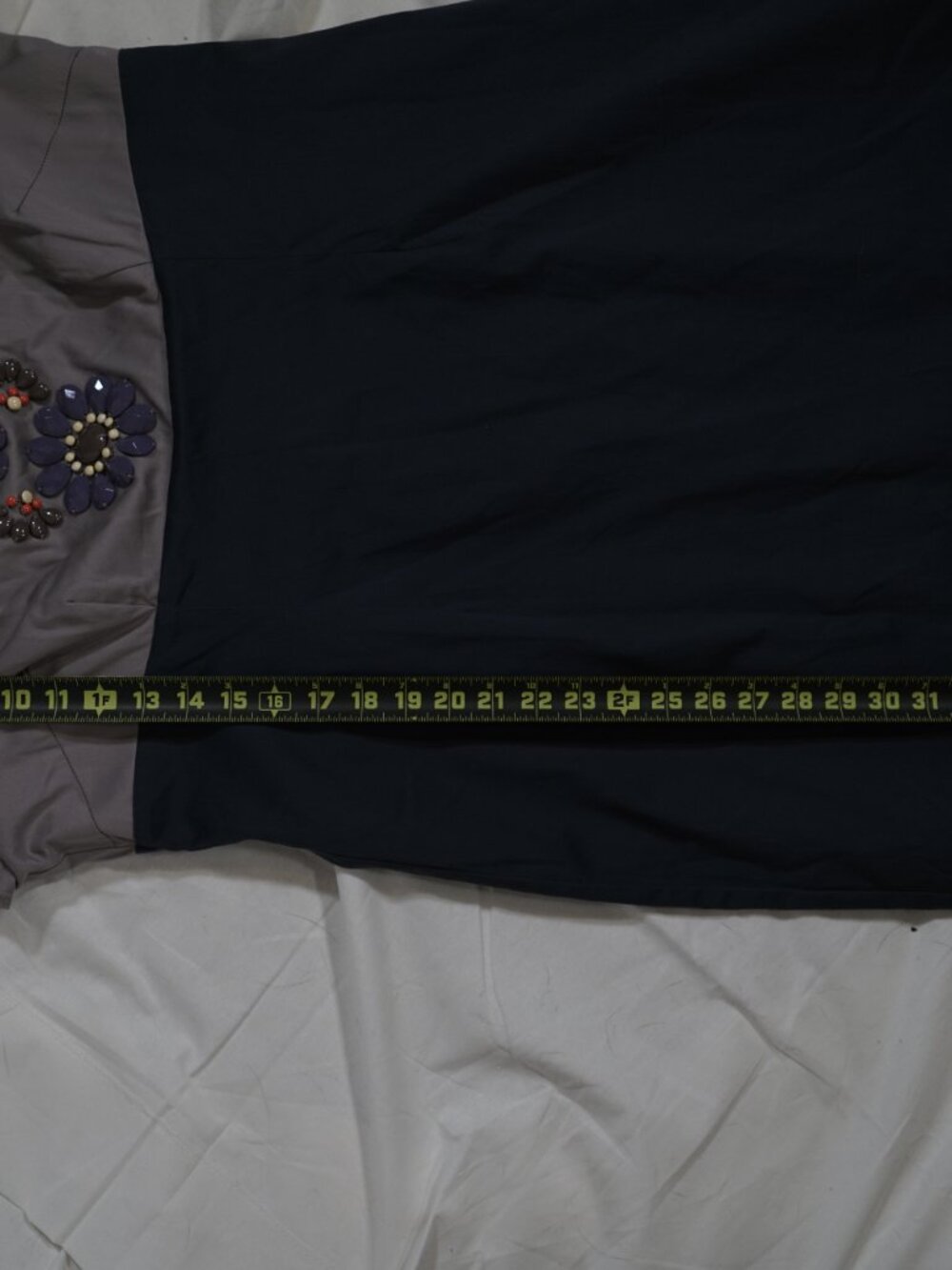Boden Embellished Colorblock Cotton Dress US 12 Work Party Statement - Picture 8 of 8
